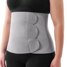 momcozy Ergowrap Postpartum Belly Band, 3D Abdomen Lifting & Ergonomic Back Support Abdominal Binder, Seamless & Invisible Wrap Shapewear for Postpartum C-Section Recovery, Daily Wear, Exercise