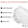 BelleVive Glitter Eyeshadow, Light Eyeshadow, Pressed Glitter Eyeshadow, Glitter Matte
