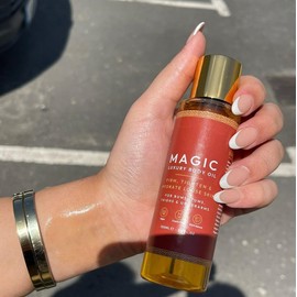 BOSPMLI Aceite corporal mágico 2pcs, hidratante compacto, aceite corporal de lujo que absorbe rápidamente y no es grasoso, piel regordeta, compacta e hidratante, brazos, pecho, muslos, caderas