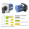 Baomain Rotary Cam Changeover Switch SZW26-40/D303.3 AC 660V 40A 12