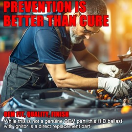 Bobuluo Xenon HID Headlight Ballast Control Unit Module with D1S Bulb Compatible with Hyundai Genesis Coupe 2-Door 2013-2016 D1S Xenon HID Bulb Replacement 3Z921-01700 92190-3Z200 18647-35006