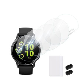 riwoauoo 5 Pack Watch Screen Protector for Garmin Vivoactive 5, TPU Material, Anti-Scratch, Ultra-Thin, Bubble Free, Charger Port + TPU Invisible HD Clear Soft Protective Film(Non-tempered Glass)