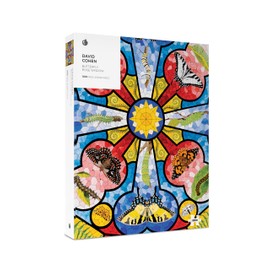 Pomegranate 1000-Piece David Cohen Jigsaw Puzzle for Adults (Art Piece Butterfly Rose Window)