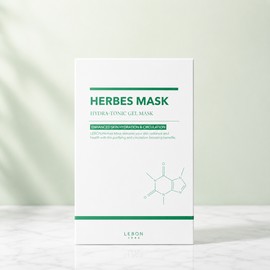 Partner company Reborn Herb Sheet Mask 1 box 5 sheets Highly concentrated hydration / 르본 허브 시트 마스크 1박스 5매입 수분공급 고농축