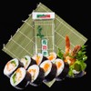 nanaxagly 1 Pack Bamboo Sushi Rolling Mat, 9.5" x 9.5",