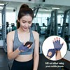 YELARXI Yoga Gloves, Non Slip Fingerless Pilates Gloves Breathable Exercise