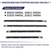 Window Weather Stripping Molding Trim Belt Compatible with Nissan Sentra