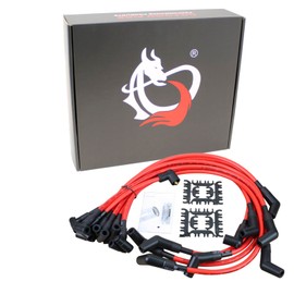 Dragon Fire Race Series High Performance Ignition Spark Plug Wire Set Compatible with 1964-1995 Ford 10mm 5.0L 5.8L SBF 302 302W OEM Fit PWJ115