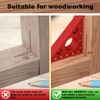 GREBSTK Triangle Ruler 45&90 Degree Triangle Angle Ruler Carpentry Squares