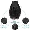 Afro Kinky Curly Ponytail Human Hair Drawstring Ponytail 4C for