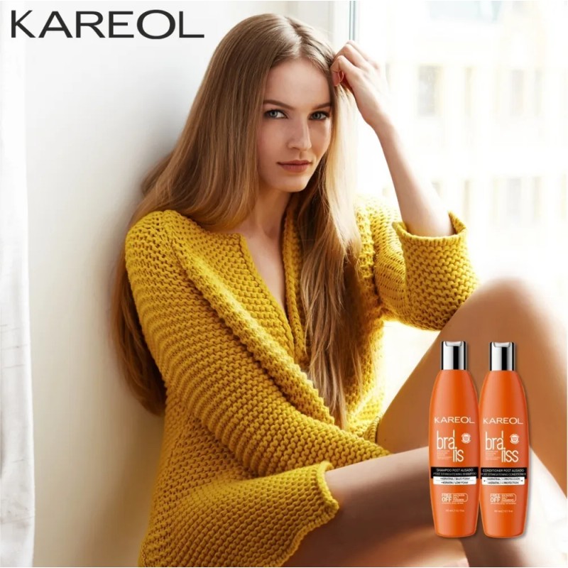 Kareol Post Alisado Shampoo Y Acond · Keratina Prolongada