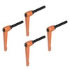 sourcing map 4pcs Adjustable Clamping Lever Handles M10 x 50mm