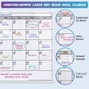 Dry Erase Monthly Extra Large White board Calendar for Wall,