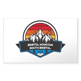 CafePress Bristol Mountain Ski South Bristol New York Sticker Rectangle Bumper Sticker Car Decal
