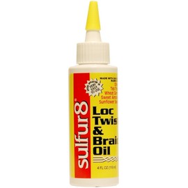 Sulfur8 Loc, Twist & Braid Oil, 4 oz (Pack of 4)