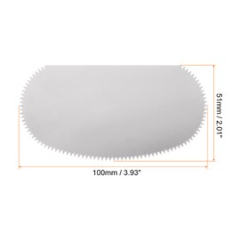 HARFINGTON 2pcs Stainless Steel Clay Scraper, Pottery Steel Clay Serrated Scraper Clay Sculpture Pottery for Pottery Clay Sculpture Sculpture Ceramic DIY