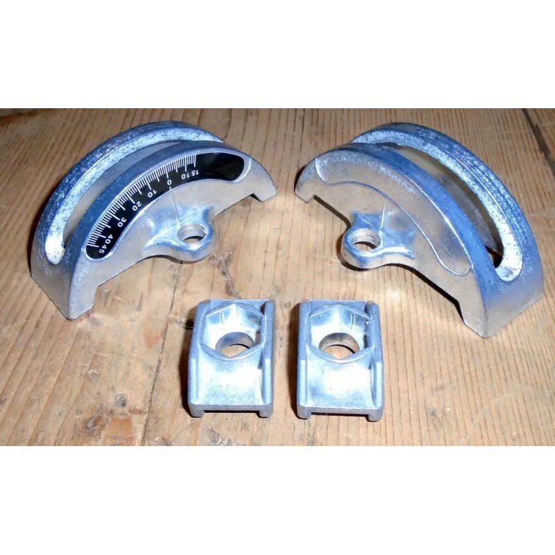 ACCURA PAIR (2) 14" BANDSAW TRUNNIONS, SHOES AND KNOBS FOR