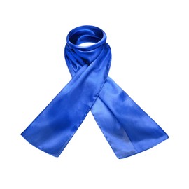 Basic Sense Plain 100% Genuine Silk Scarf Shawl, 25 x 135cm (10 x 53), Royal Blue