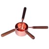 4Pcs Measuring Cups and Spoons Set with Copper Plated Handle