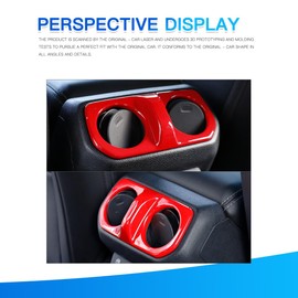 Barong for Jeep Wrangler JL JLU Gladiator JT 2018-2025 Accessories Rear Air AC Vent Cover Trim Panel (Red