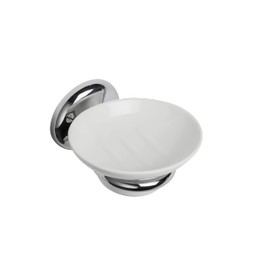 Croydex Flexi-Fix Grosvenor Chrome Easy to Fit Soap Dish , QM701941