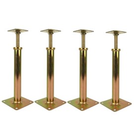 Adjustable House Floor Jacks for Leveling, Floor Support Stands Post Pole, Total 8818 lb Max Height Capacity, 11.6 in -16 in Height Range(4 Pack)