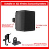 Speaker Wall Mount Bracket Metal Wall Fixed Stand Set for