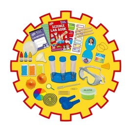 Galt Galt Science Lab - Explore and Discover Science Kit for Kids, Childrens Craft Set - 20 Fun STEM Science Experiments and Guide Book - Make a Kaleidoscope, Lava, Bouncy Ball and More - For Ages 6 Plus