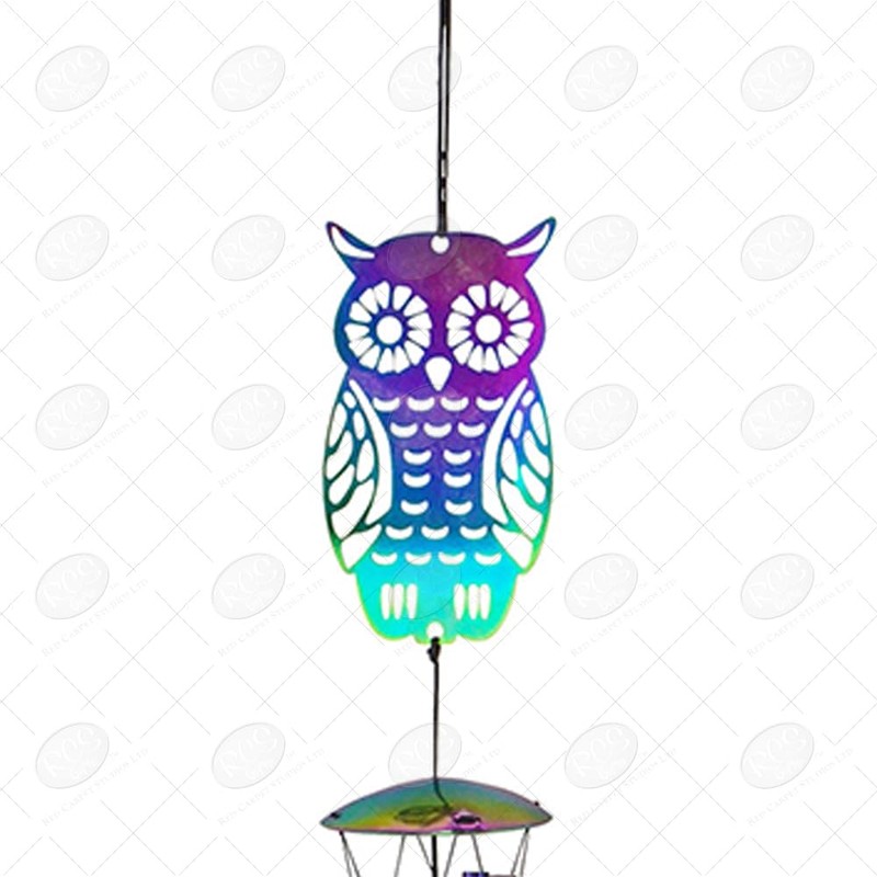 Red Carpet Studios Iridescent Wind Chime, Owl