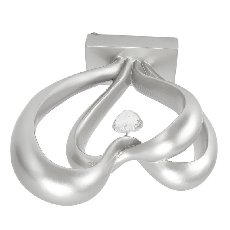 Double Heart Sculpture Resin Romantic Heart Statues Love Sculpture for