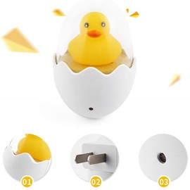 LED Night Light for Kids - Remote Controller of Brightness and Timing, Yellow Duck,Timing Control (Duck-A)