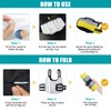 Dog Life Jackets with Handle Reflective Stripes Adjustable Fit Foldable