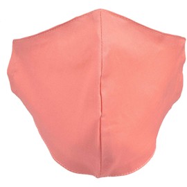 styleBREAKER Unisex Cotton Fabric Mask, Plain, Double Layer, Reusable, Washable, Community Mask 08040005, Colour: Apricot