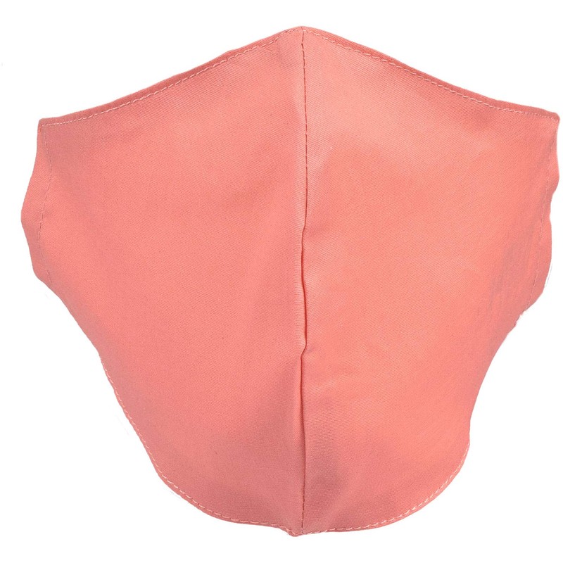 styleBREAKER Unisex Cotton Fabric Mask, Plain, Double Layer, Reusable, Washable,
