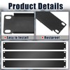Leinuosen 20 Pcs 1U Blank Panel Metal Rack Mount Filler