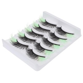 Outanaya Chic Idea 5 Pairs Fake Fluffy Eyelashes for Women Comfort Natural Look