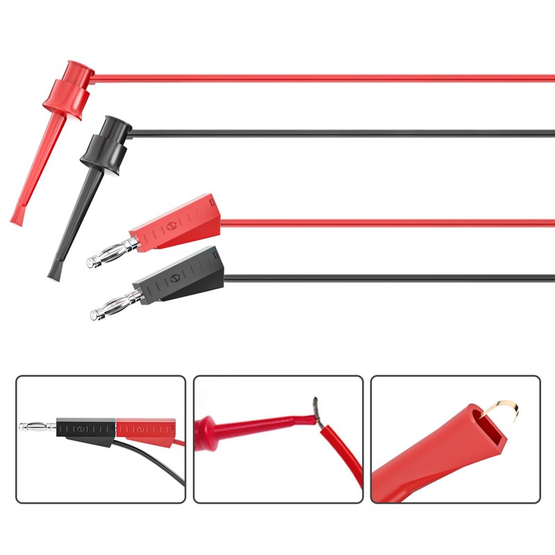 Goupchn - Kit de cables de prueba de multímetro con