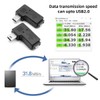 chenyang - Paquete de 2 mini USB de 5 pines