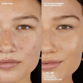 Smashbox Always On Foundation with Hyaluronic Acid, Medium-To-Full Coverage, Evens Skin Tone with a Natural Finish, 1.01 fl. oz.,L20W