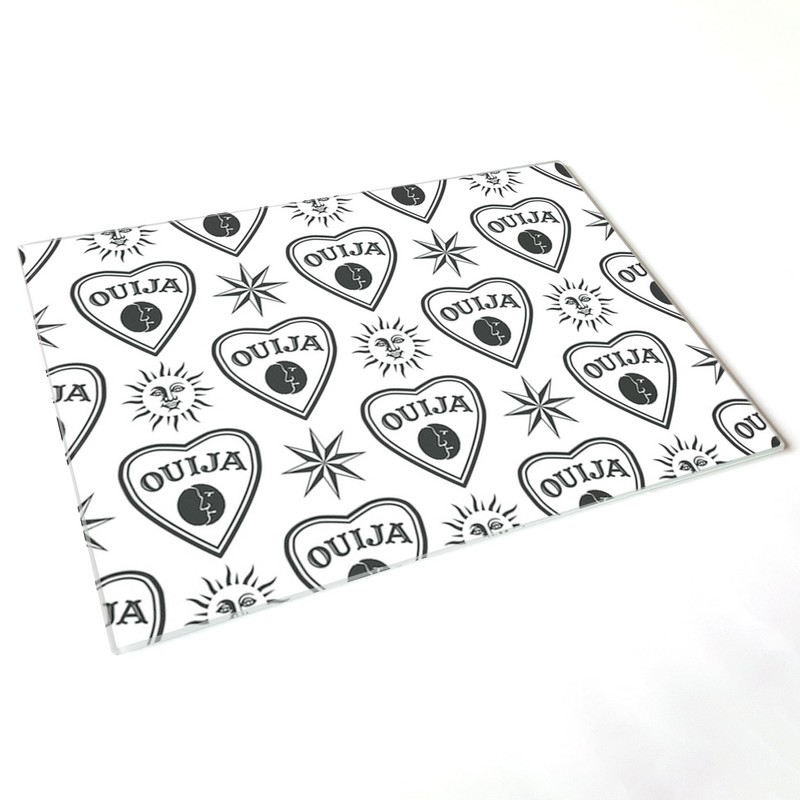 ShopQuality4U Premium Medium Glass Cutting Board Cheese Board Board Ouija