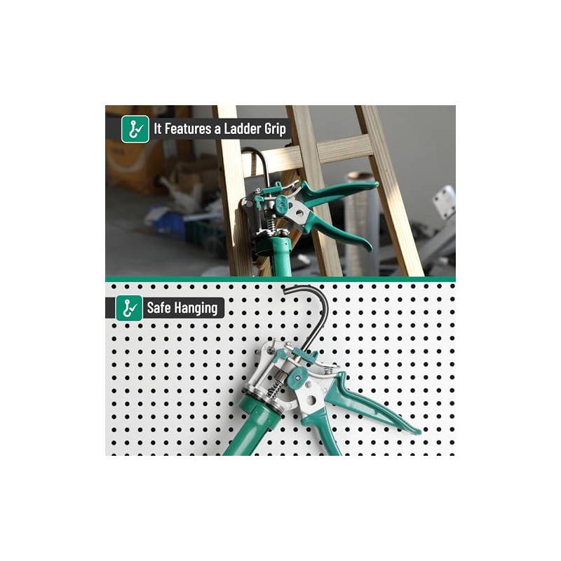 Bates- Caulking Gun with Adjustable Thrust Ratio, 12:1 & 25:1