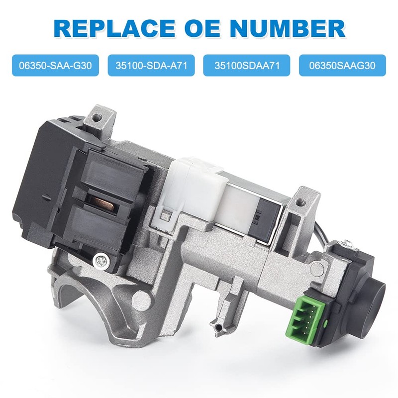 WMPHE Ignition Switch Lock Cylinder Assembly with 2 Keys and