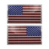EmWoot 2PCS America American Flag Patches IR Infrared Reflective Patch
