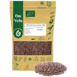 Organic Mustard Seeds 500 g Mustard Seeds Mustard Seeds Brown Black Whole Organic Quality Mustard Spice Indian Asian Cuisine