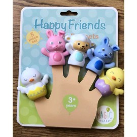 Unbranded Magic Years Happy Friends Finger Puppets - 5 Piece Set