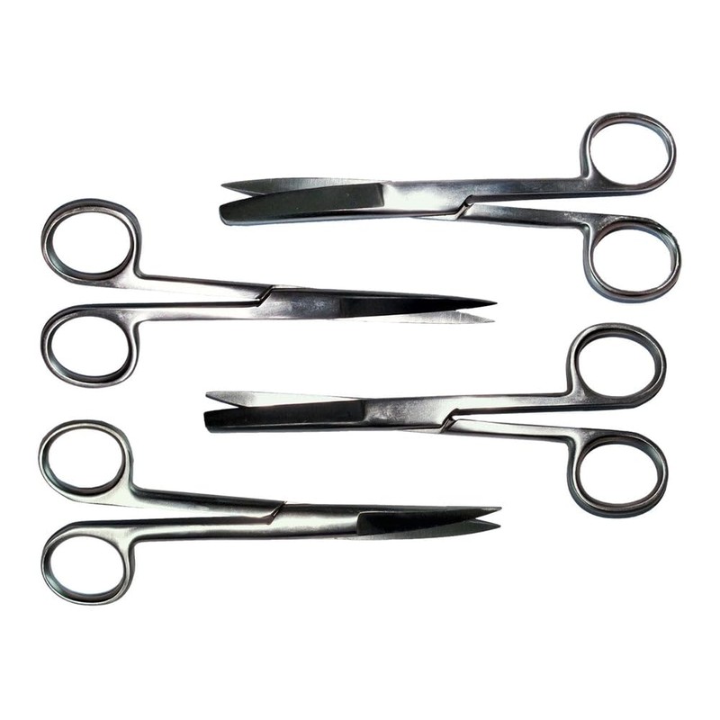Scissors Surgical Scissors Craft Household Scissors Straight Pointed 5.5" Stainless