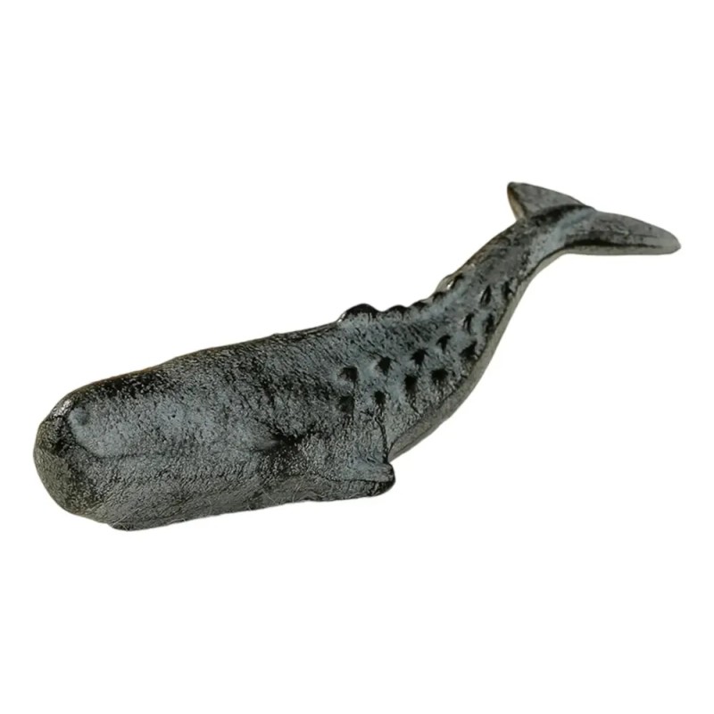 Pisapapeles De Ballena, Figura De Animal De Hierro Fundido,
