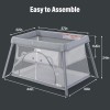 Sporary Portable Travel Crib with Mattress – Lightweight Foldable Playpen