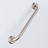 IMPEU Anti Slip Shower Grab Bar, 12-Inch Toilet Textured Sturdy