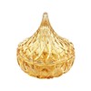 Godinger Gold Glass Hershey Kiss Candy Dish - A Sweet